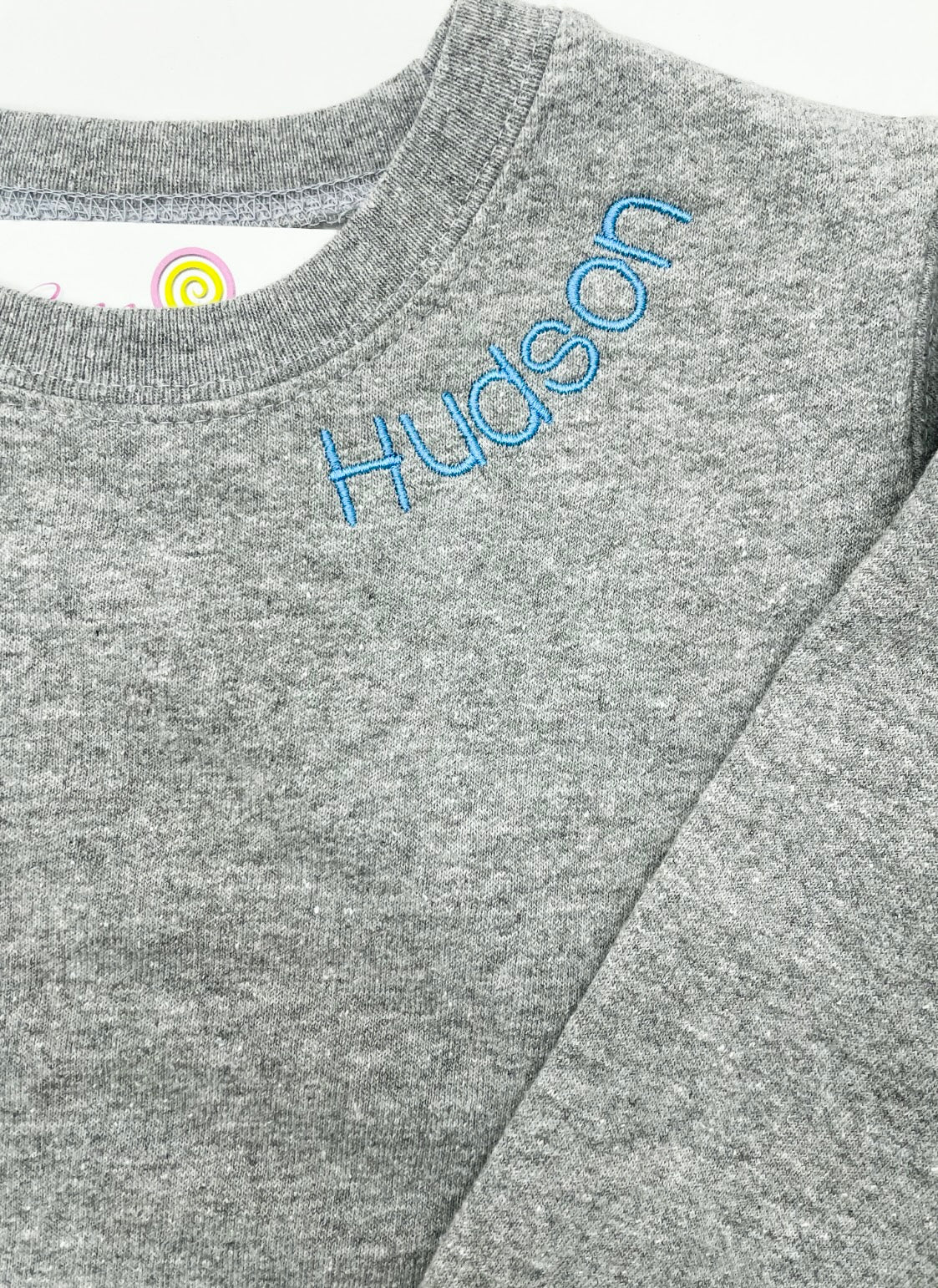Grey Name Sweatshirt
